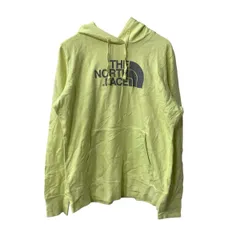 THE NORTH FACE ロゴスウェット パーカー M イエロー ザノースフェイス フーディー プルオーバー トップス 古着卸 アメリカ仕入 a708-5746