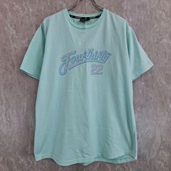 430 FOURTHIRTY フォーサーティー バック ナンバーロゴ ロゴプリント パステルカラー ライトブルー　水色 M Tシャツ ロゴT