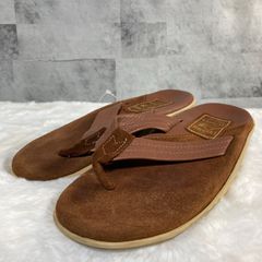 ハワイ製 ISLAND SLIPPER アイランド スリッパ スエード＆レザー サンダル ピーナッツ 8