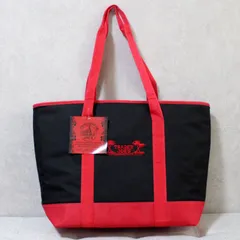 【新品】トレーダージョーズ　TRADER JOE’S　保冷バッグ　黒×赤