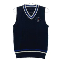 サイズ：M CALLAWAY キャロウェイ  ウール混 Vネック ニットベスト  ネイビー系 [240101500381] ゴルフウェア レディース ストスト