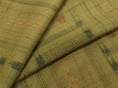 平和屋着物●上質な紬　抽象文様　高島屋扱い　正絹　逸品　DAAK0841ud