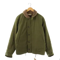 バズリクソンズ　N-1　　デッキジャケット アルパカ混　M BUZZ RICKSON'S(バズリクソンズ) N-1デッキジャケット カーキ