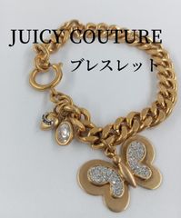 JUICY COUTURE バタフライ　ブレスレット　Y2K　 ジューシークチュール　アクセサリー　ゴールド　チェーン　蝶