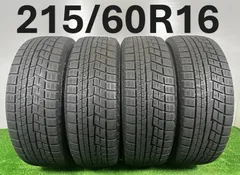 送料無料★215/60R16 ヨコハマ IG60 2020年製 4本 冬タイヤ スタッドレス 中古 TA422