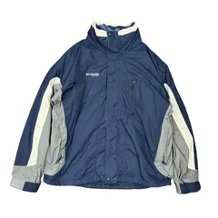 Columbia Vertex Bugaboo 古着 フリース付ジャケット 90s 3Way ドッキングジャケット XLサイズ ネイビー マウンテンジャケット