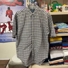 良品 RALPH LAUREN ラルフローレン  半袖 チェック シャツ グリーン Mサイズ  使い回し◎ サイズM 古着MIX アメカジ SS大活躍！