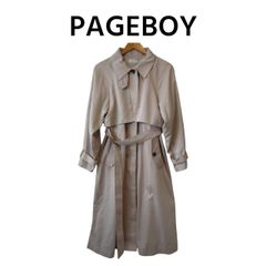 PAGEBOY クリアスタンドトレンチコート S ページボーイ ピンク