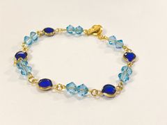 【年末SALE】スワロフスキービーズ　ブレスレット#B44