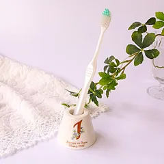 マニー　ノンブル　陶器　ハブラシスタンド　ブルー・１のサムネイル