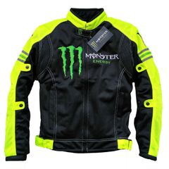 新品 バイク ライダー ジャケット メッシュ プロテクター インナー付き