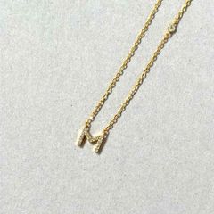 SMOKY BLUE】イニシャルネックレス M - メルカリ