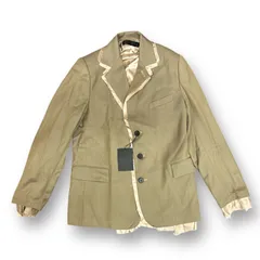 定価97900円 新品 SHOOP 23AW layered blazer レイヤード ブレザー テーラードジャケット シュープ SHFW230001  サンド M  73439A3のサムネイル