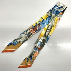 HERMES エルメス ダンスパシフィック スカーフ オレンジ