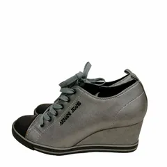 アルマーニ ジーンズ ARMANI JEANS アルマーニ ジーンズ ウエッジソール スニーカー シルバー 23.0㎝のサムネイル