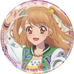 【中古】バッジ・ビンズ 夏樹みくる 「アイカツ! あかりGeneration×マリオンクレープ 描き下ろしトレーディング缶バッジ 」
