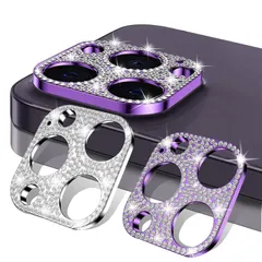 【数量限定】14 14 14 iPhone iPhone Pro/14 レンズカバー 3Dデコレーション キズ防止 ファッション Pro Pro ダイヤモンド ラインストーン アルミニウム合金 Max対応 キラキラ カメラカバー カメラ保護カバー カメラフィル