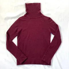 Deuxieme Classe ドゥーズィエムクラス ウール ニット タートルネック ボルドー