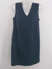 ◇ N. Natural Beauty Basic Vネック ミニ ジャンパースカート サイズ M ネイビー レディース P  【1302170007032】