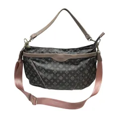 ◆中古品◆ russet ラシット ワンショルダー ショルダーバッグ 2way 総柄 ナイロン グレー ピンク レディース V98582NR