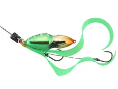 ジャッカル(JACKALL) 鉛式ビンビンスイッチ 100g F-0155 グリーンゴールド   タイラバ 完成 セット ヘッド スカート ネクタイ ラバー フック 真鯛 マダイ 鯛ラバのサムネイル