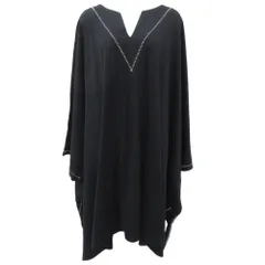 Y's ヨウジヤマモト　ポンチョコート W/GABARDINE FRONT OPEN PONCHO COAT(FREE SIZE Black): Ground