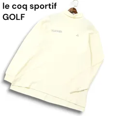 le coq sportif GOLF ルコック スポルティフ ゴルフ 秋冬 ロゴ刺繍★ 長袖 タートルネック シャツ Sz.LL メンズ 大きい