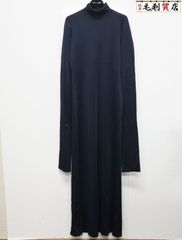 THE ROW ザロウ alicho dress レーヨン ロングスリーブ ワンピース ネイビー サイズS 6862 Y468 極上美品 服