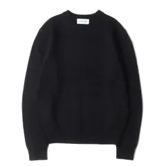 LITHIUM HOMME リチウムオム ニット サイズ:40 現行モデル CARIAGGI カシミヤ ウール クルーネック ニット セーター 7GG CARIAGGI CASHMERE CREW-NECK KNIT トップス ブラック【メンズ】のサムネイル