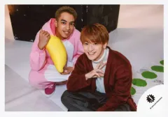 【中古】生写真(ジャニーズ) 関西ジャニーズJr./林真鳥・草間リチャード敬太 /横型/「関西ジャニーズJr. LIVE 2019 Happy 2year!! ～今年も関ジュとChu Year!!～」オフショット/ジャニーズショップ大阪店 期間限定 公式生写真