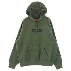 Supreme シュプリーム パーカー 23SS Inside Out Box Logo Hooded Sweatshirt インサイドアウト ボックスロゴ フーデッド スウェット パーカー フーディ グリーン系 M【中古】