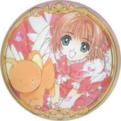 【中古】バッジ・ビンズ ケルベロス＆木之本桜 「カードキャプターさくら キャラバッジコレクション」 CLAMP展グッズ