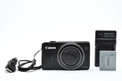 Canon デジカメ SX700 HS ブラック 充電器 ケース コンデジ - メルカリ