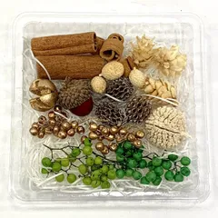 【在庫処分】【NICHIFLRO】 ニチフロ ハンドメイド材料 花資材 小分け ハーバリウム アロマワックスサシェ レジン ネイル プリザーブドフラワー ドライフラワー クラフト 花材セット (木の実MIX)