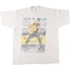 古着 90年代 フルーツオブザルーム FRUIT OF THE LOOM ELVIS PRESLEY エルヴィスプレスリー バンドTシャツ バンT USA製/eaa539223