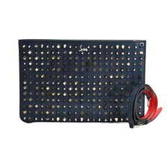 【関税送料込】ルブタン Loubila denim clutch デニムクラッチ 関税送料込】ルブタン Loubila denim clutch デニムクラッチ