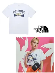 THE NORTH FACE ノースフェイス ヨセミテ ラウンドTシャツ メンズ レディース 半袖 ホワイト色 海外限定