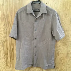 ZEGNA Exclusive for Ron Herman ロンハーマン ゼニア Cotton Seersucker Shirt 生地:コットン シアサッカー ライトブラウン サイズ:S