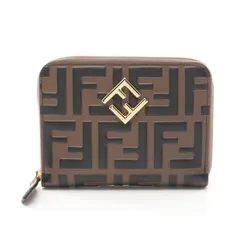Riii⭐︎再々値下げ⭐︎【美品】FFダイヤモンド財布 ブラウンレザー 財布 口コミ・レビュー｜FENDI FFダイヤモンド財布 ブラウン