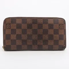 LOUIS VUITTON ルイ・ヴィトン ダミエ ジッピーウォレット ラウンドジップウォレット 長財布 N60015 エベヌ （茶系） スペイン製