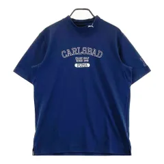 サイズ：XXL PUMA GOLF プーマゴルフ  ハイネック 半袖Tシャツ  ネイビー系 [240101523400] ゴルフウェア メンズ ストスト