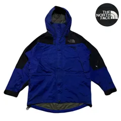 THENORTHFACE ザノースフェイス MountainParka マウンテンパーカー GORE-TEX ゴアテックス Embroidery 両面刺繍ロゴ Drawcord ドローコード Nylon ナイロン Blue ブルー 青 M