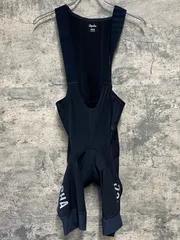 Rapha ブラック ビブタイツ S Rapha エクスプロアシリーズ 太腿と背中部分にポケットを設けた