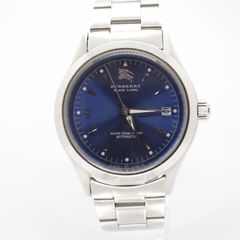 稼働品】バーバリー ブラックレーベル メンズ腕時計 8210 シルバー 