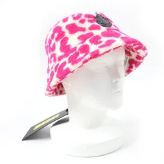 未使用品☆モンクレール ジーニアス 1 2022年製 JW ANDERSON JWアンダーソン BUCKET ヒョウ柄 ロゴワッペン付 バケットハット M 正規品 未使用品☆MONCLER GENIUS 1 モンクレール ジーニアス 1 2022年製 JW