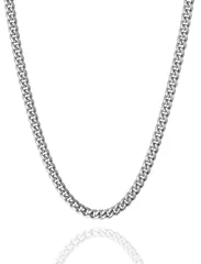 【人気商品】[swars] ネックレス メンズ 喜平 チェーン 6面カット 金属アレルギー対応 ステンレス