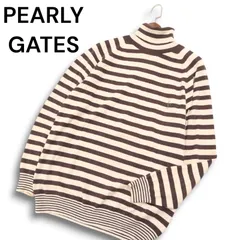 PEARLY GATES パーリーゲイツ ゴルフ 秋冬 ロゴ☆ ボーダー