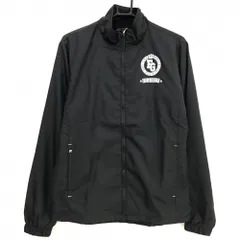 【新品】フィラゴルフ ジャケット 黒×白 裏メッシュ 撥水 メンズ M ゴルフウェア FILA GOLF