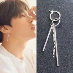 ◇ジョングク 着用 ピアス 防弾少年団 BTS メンズ レディース