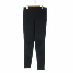 Theory セオリー レザーブーツカットパンツ サイズ4(L相当) ブラック Theory セオリー レザーブーツカットパンツ サイズ4(L相当